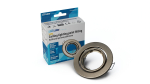 Ceiling lighting point fitting VEPA round adjustable satin